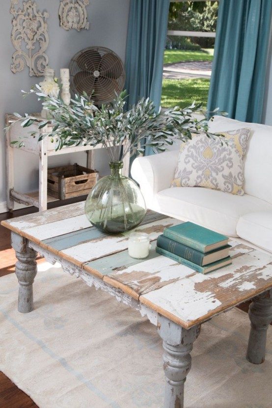 distressed coffee table is a perfect focal point of any living room distressed-coffee-table-is-a-perfect-focal-point-of-any-living-room-1611802